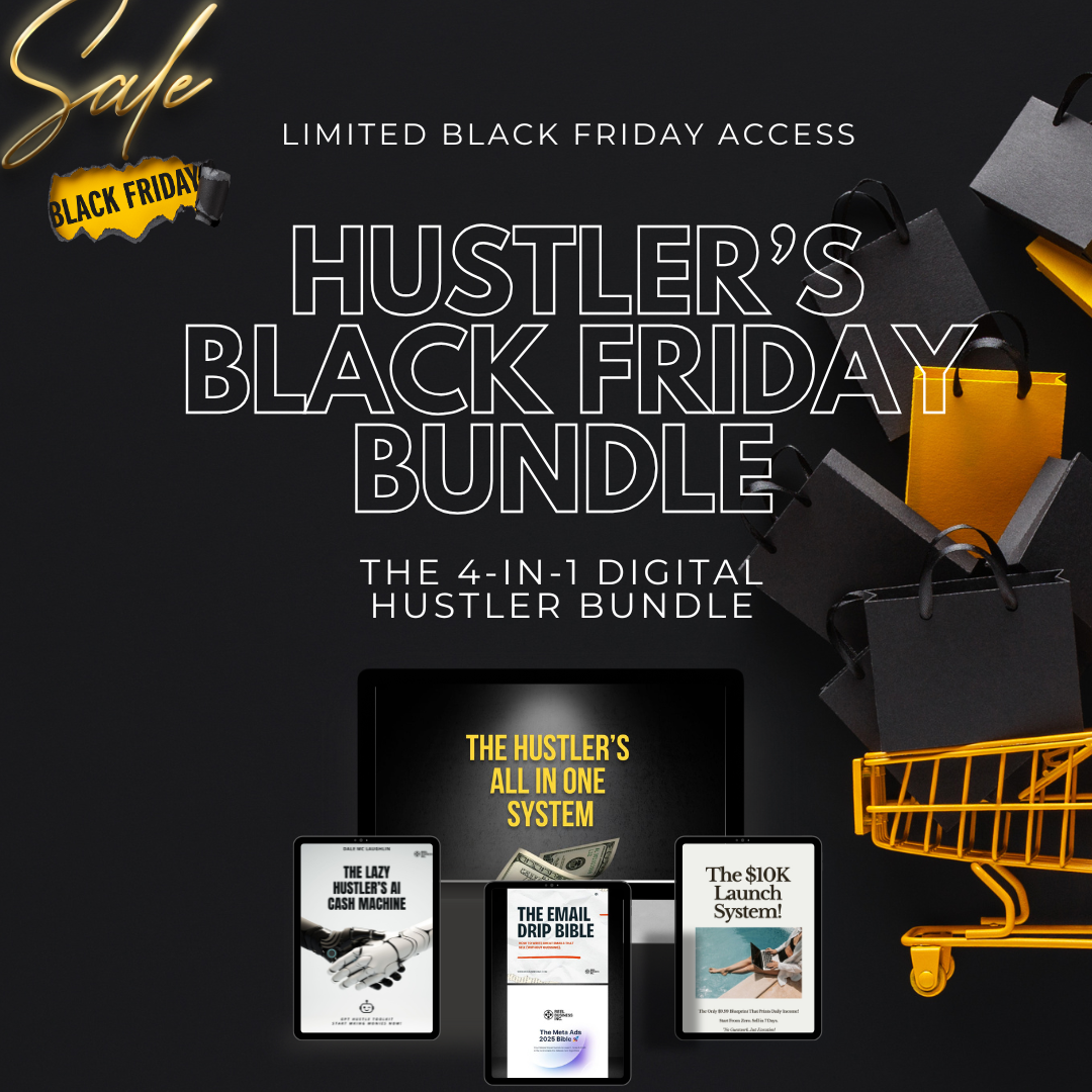 Hustler’s Black Friday Bundle 2025 - 5 Systems. WAV Audiobooks + Playbooks. (limited time)