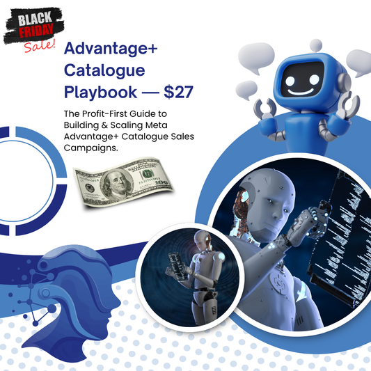 Advantage+ Catalogue Playbook - The Profit-First Guide to Building & Scaling Meta Advantage+ Catalogue Campaigns.