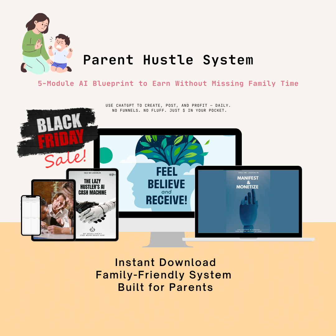 Parent Hustle System -Learn AI Tools to Build Family-Friendly Projects